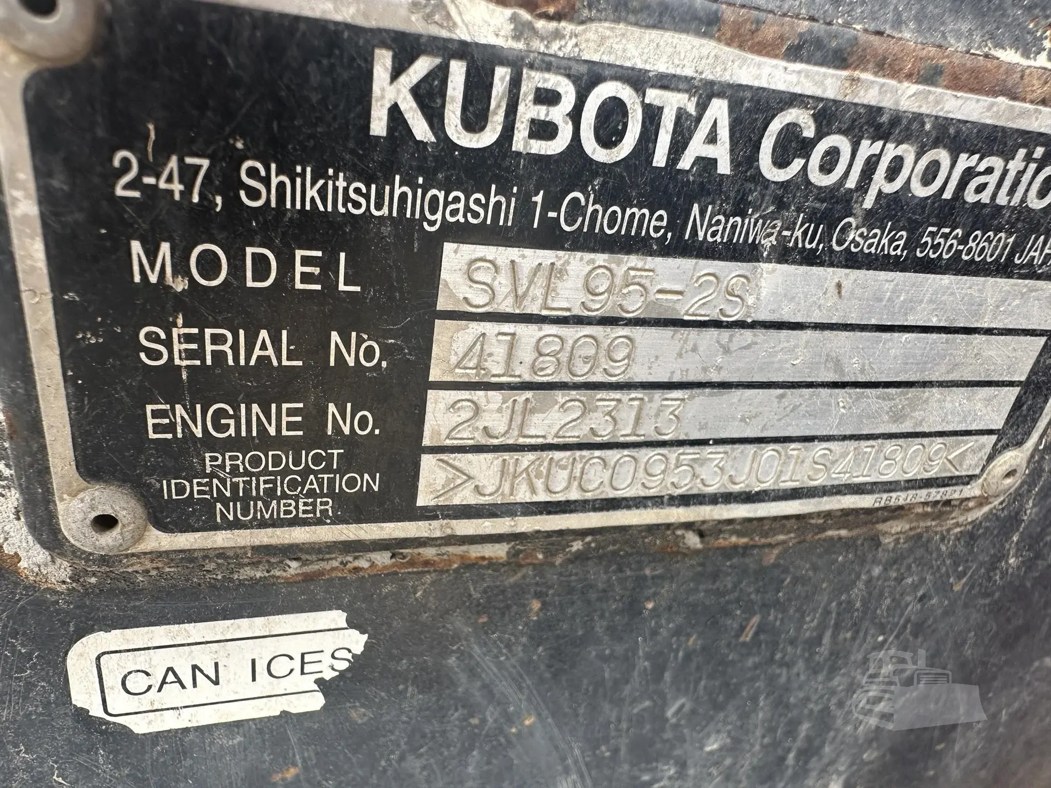 2018 Kubota SVL95-2S