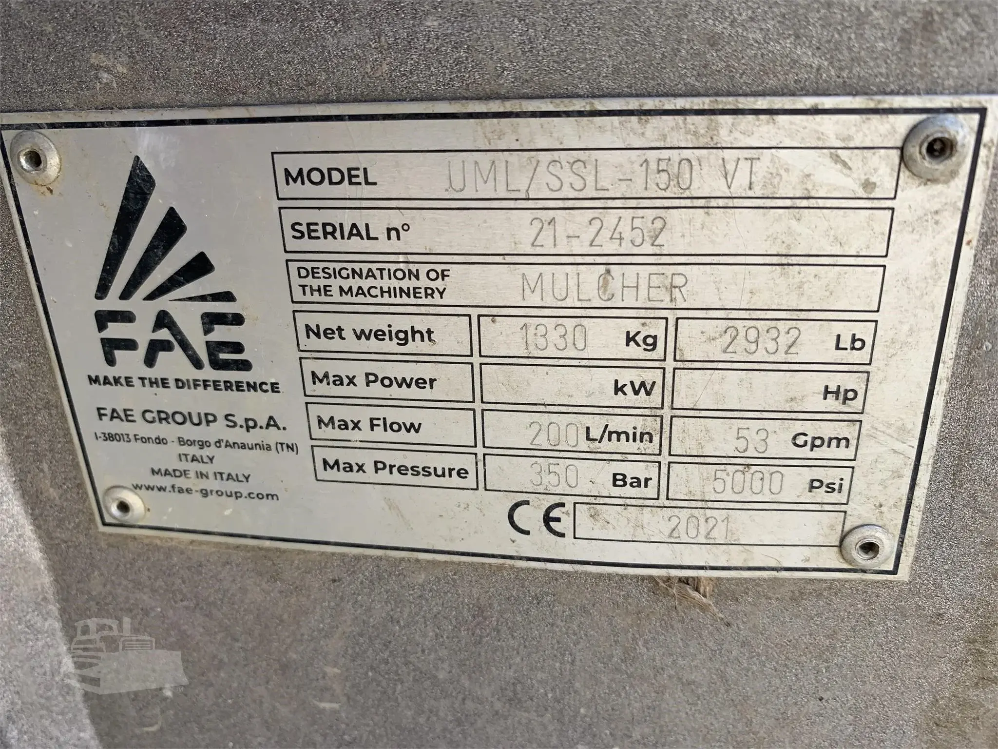 2021 FAE UML/SSL/150-VT