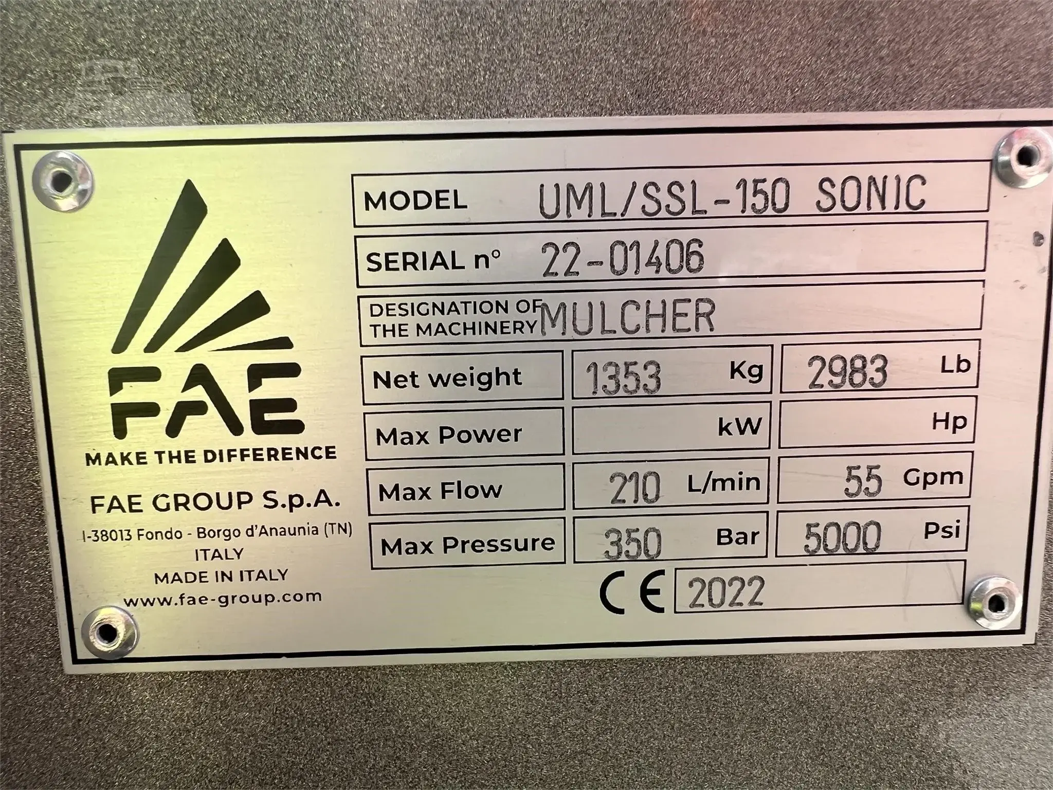 2022 FAE UML/SSL 150