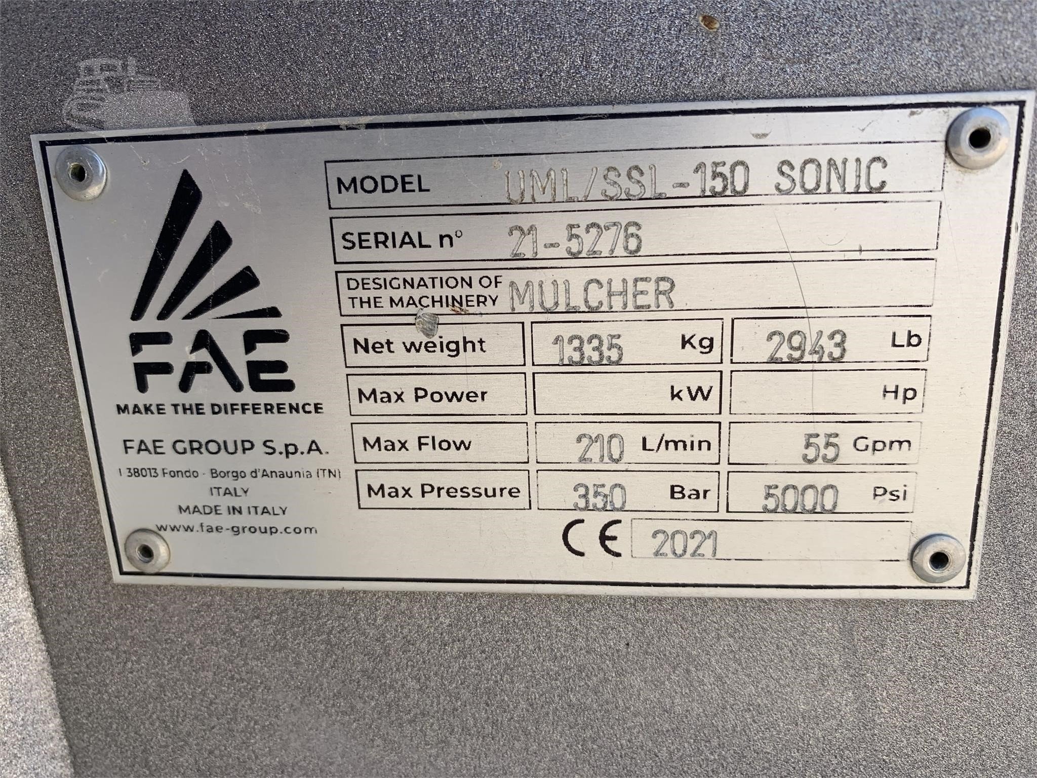 2021 FAE UML/SSL 150