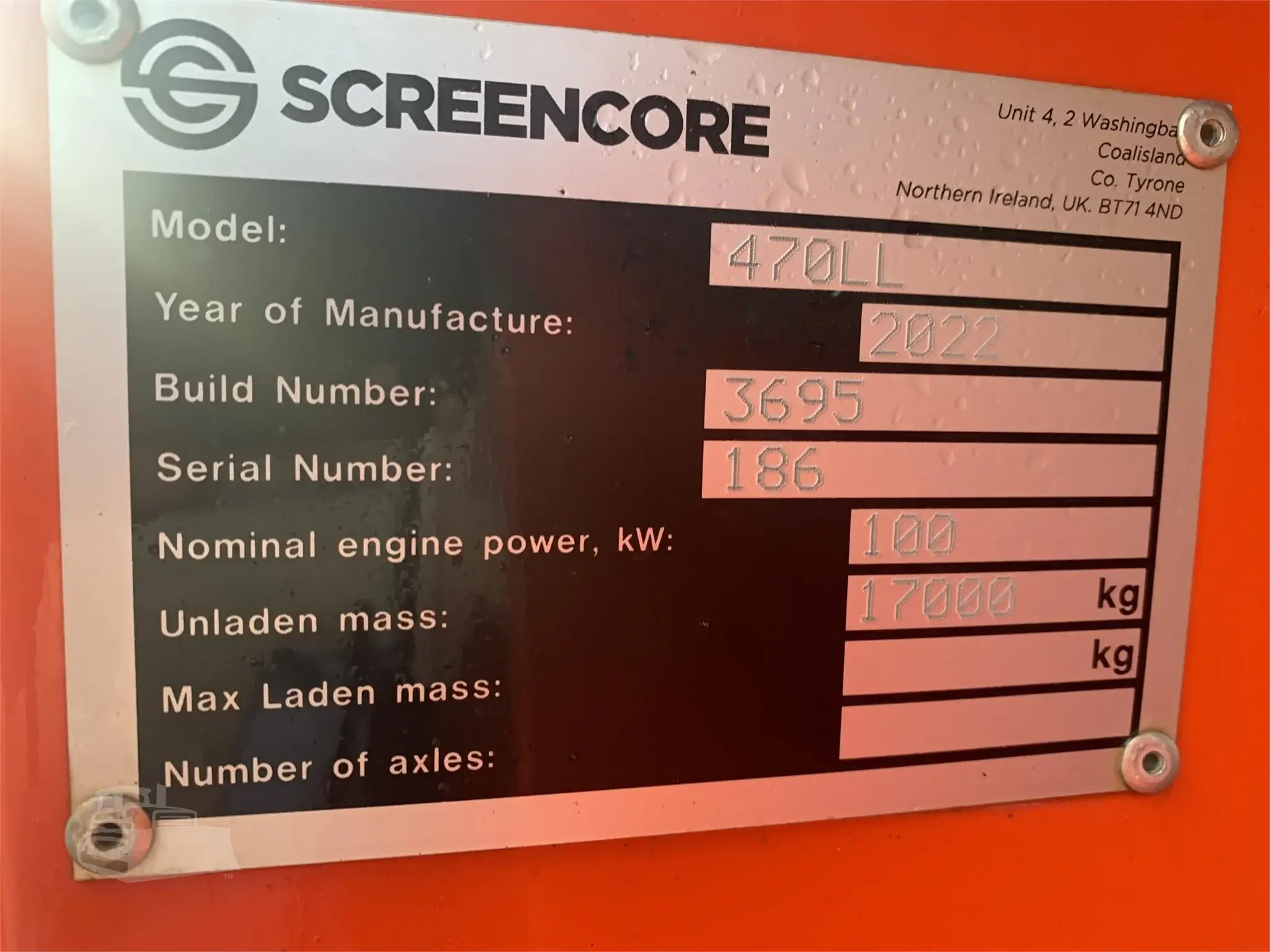 2022 SCREENCORE 470LL