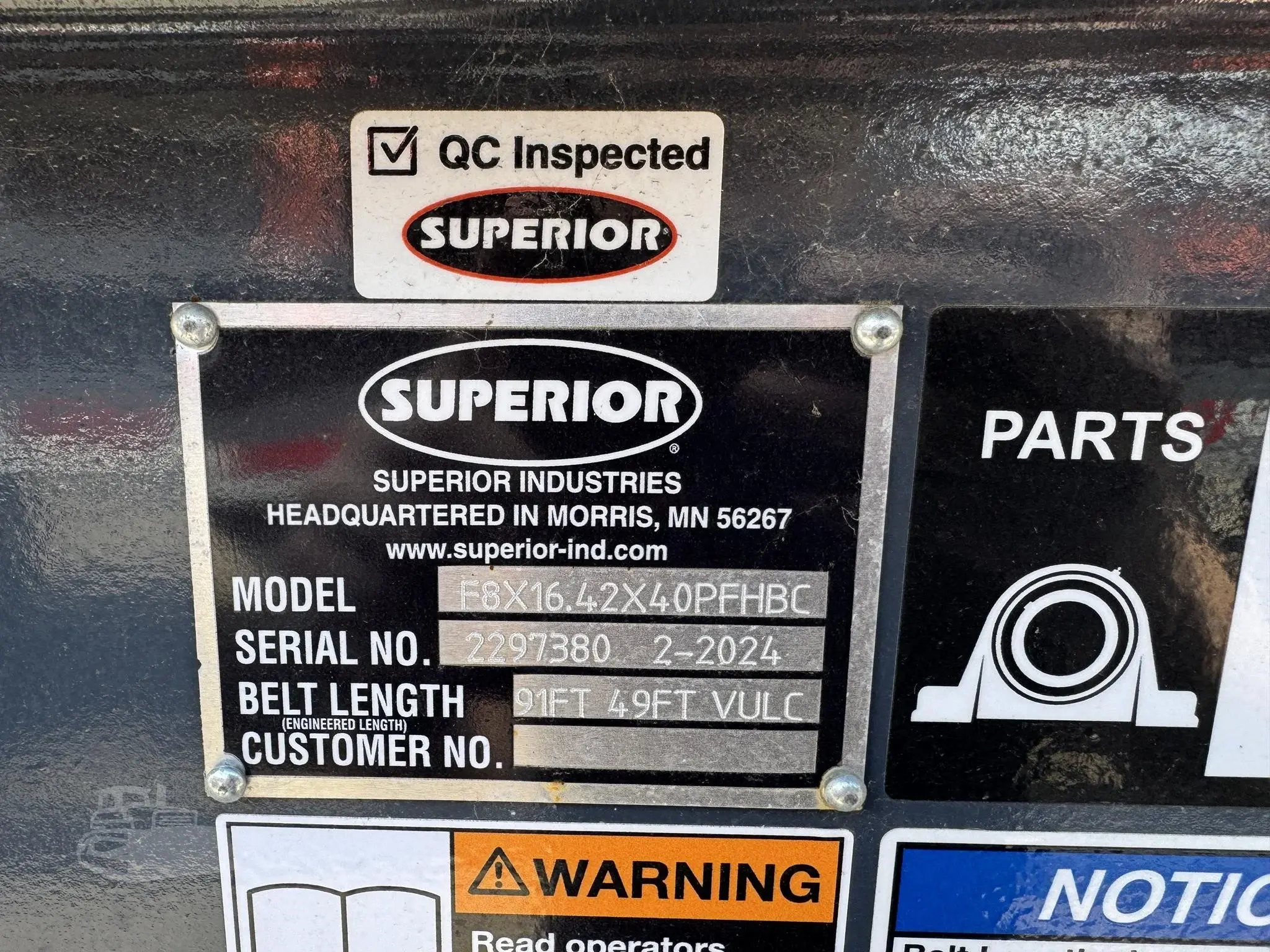 2024 SUPERIOR 8X16PFHB