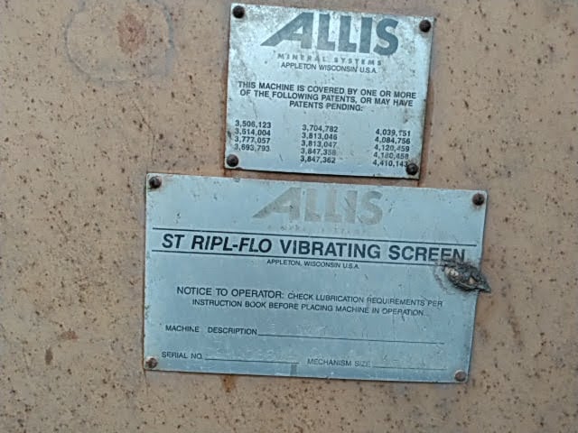 ALLIS CHAMBERS 5 X 14 THREE DECK SCREEN