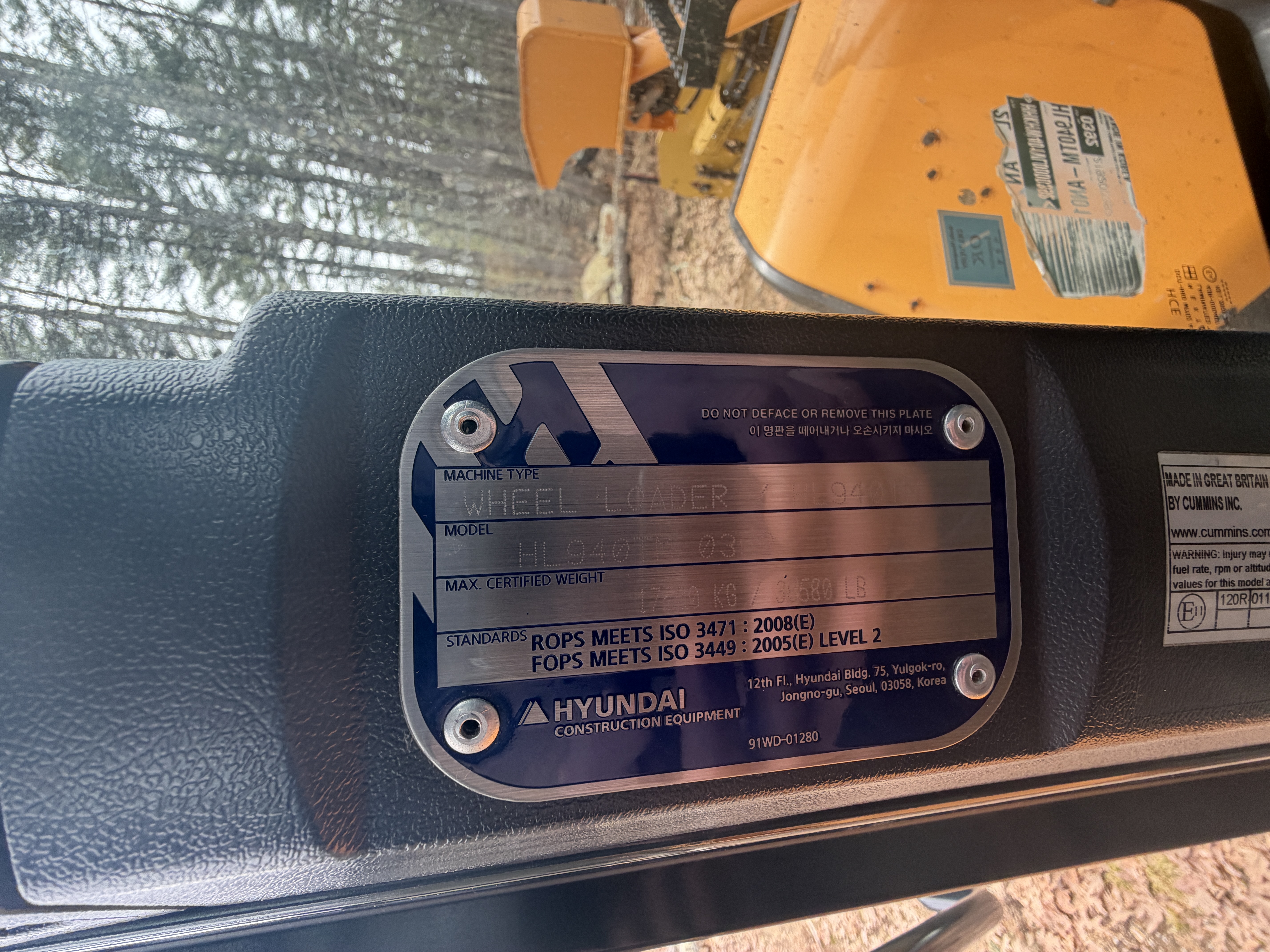 Hyundai HL940TM Wheel Loader 