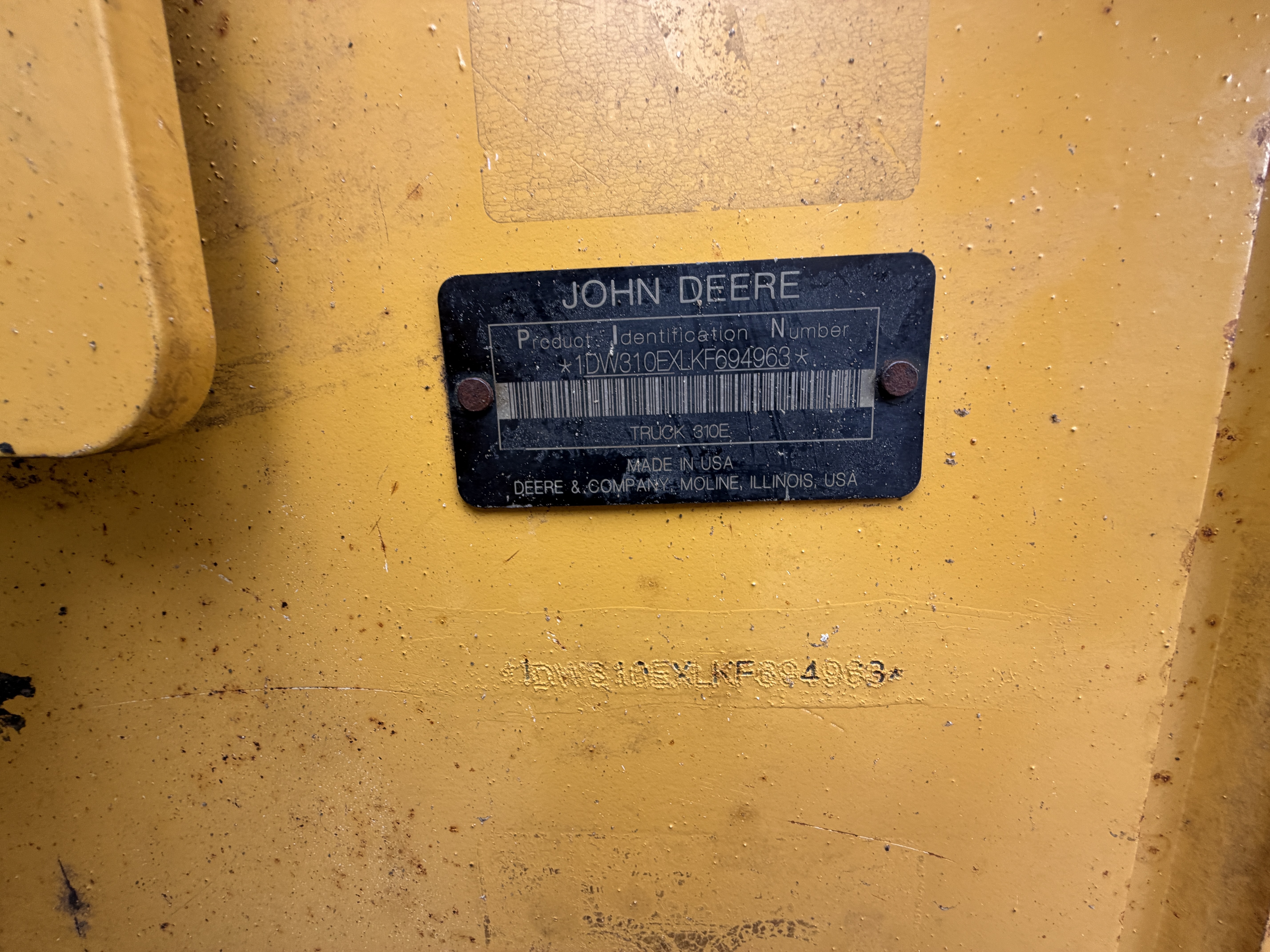 John Deere 310E Dump Truck