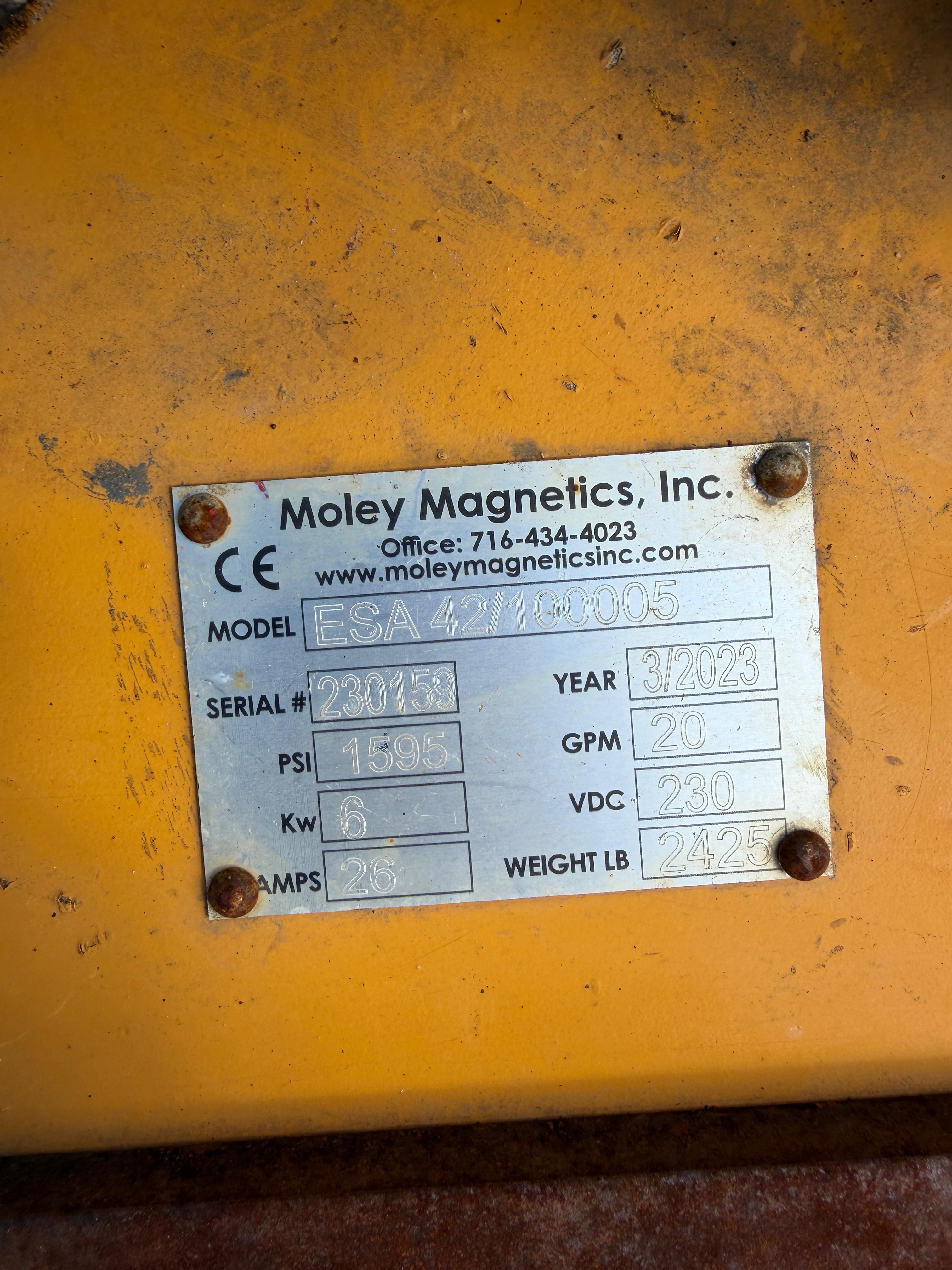 Moley Magnetics ESA42 Excavator Magnet