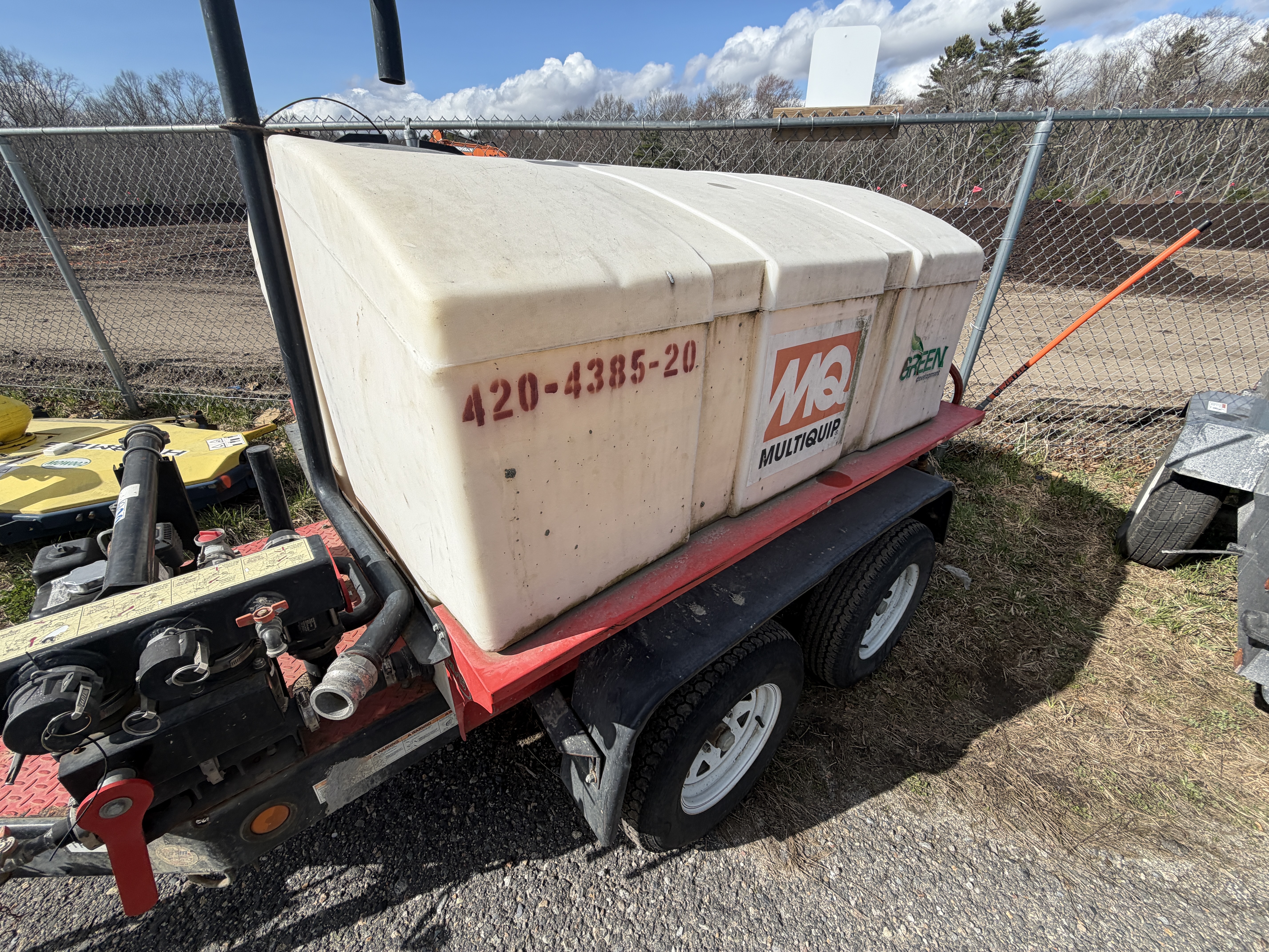 Multiquip Trailer-Mounted Water Tank