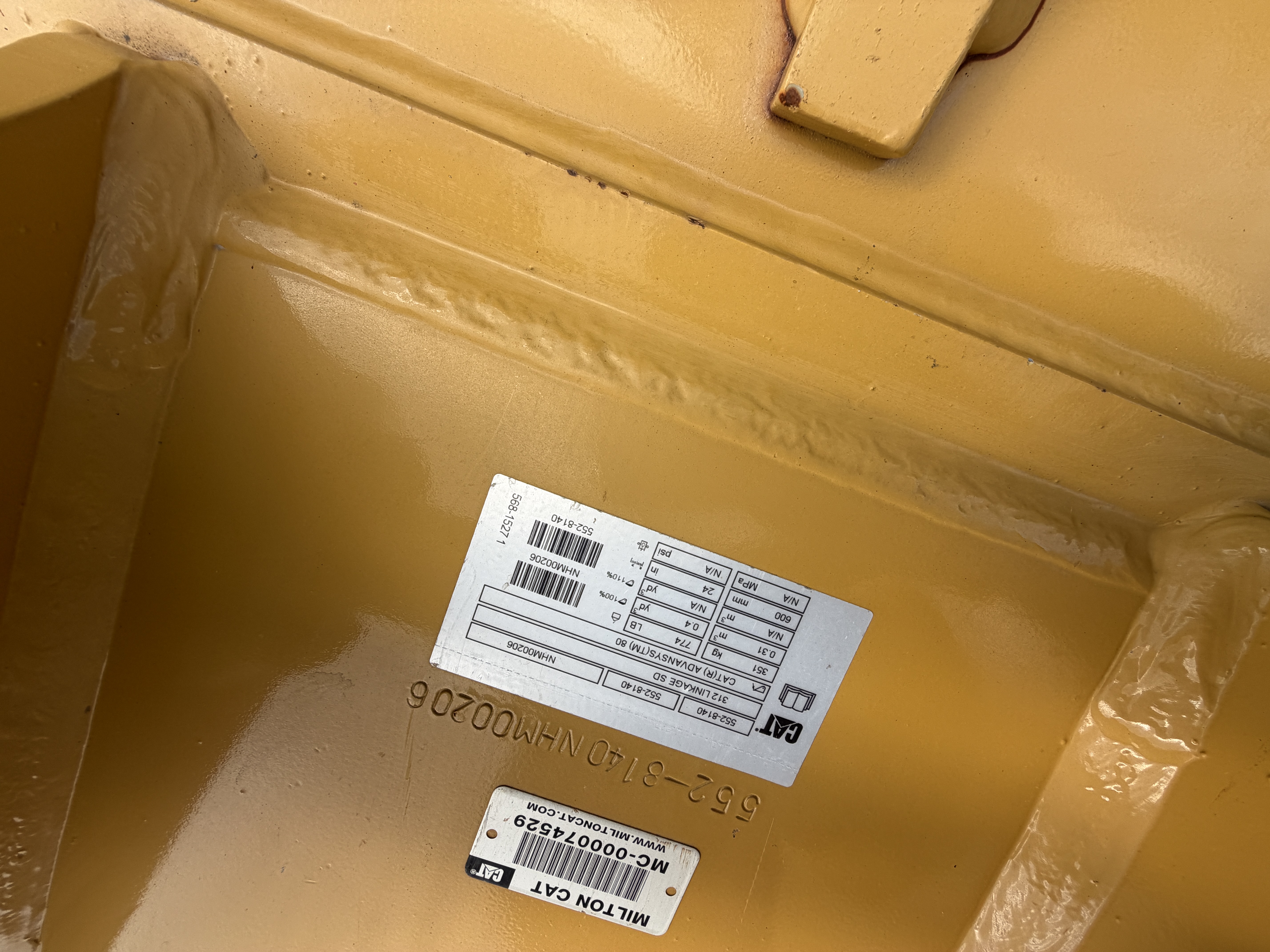 Cat 312 Linkage Bucket