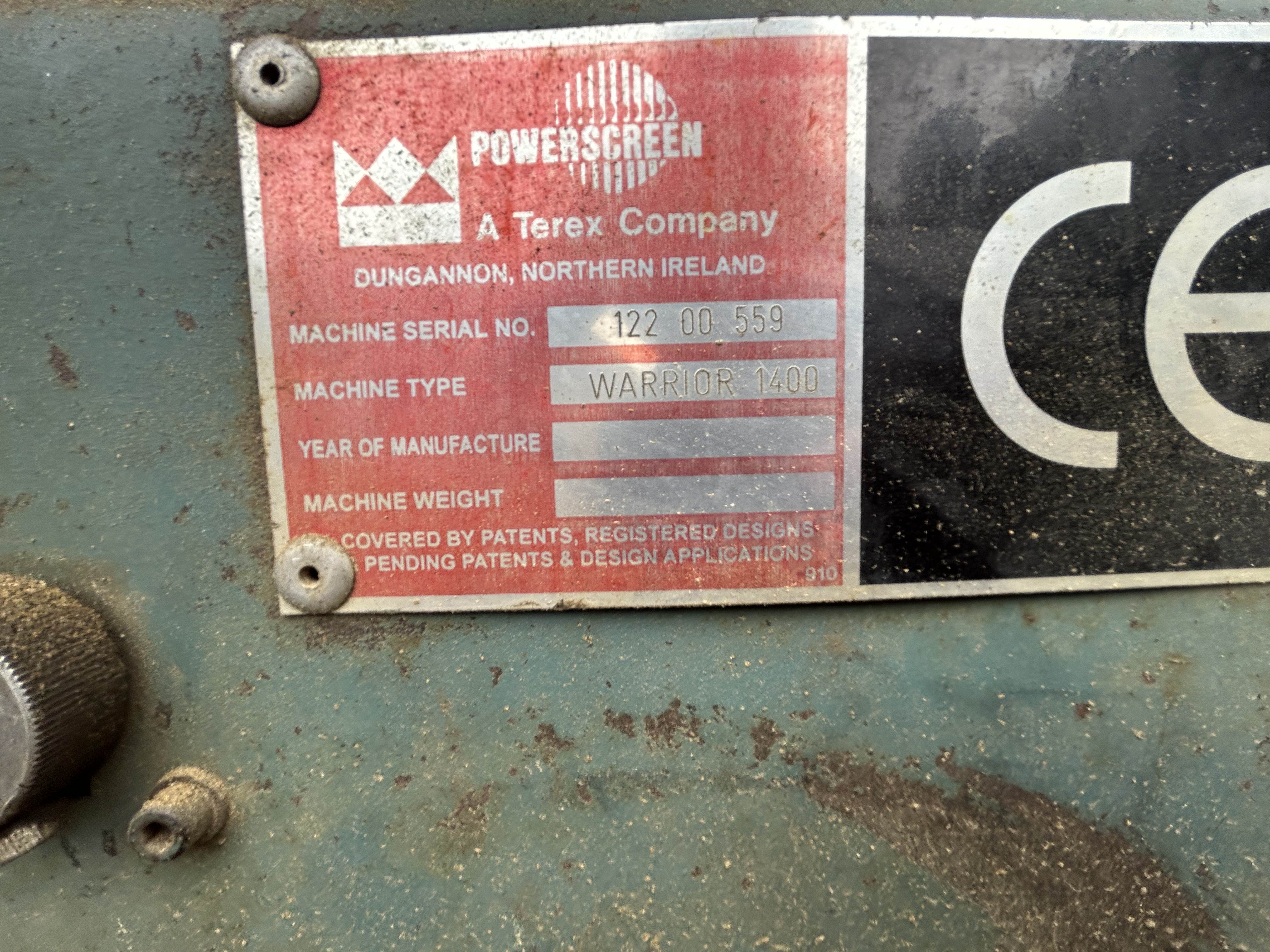 Powerscreen Warrior 1400