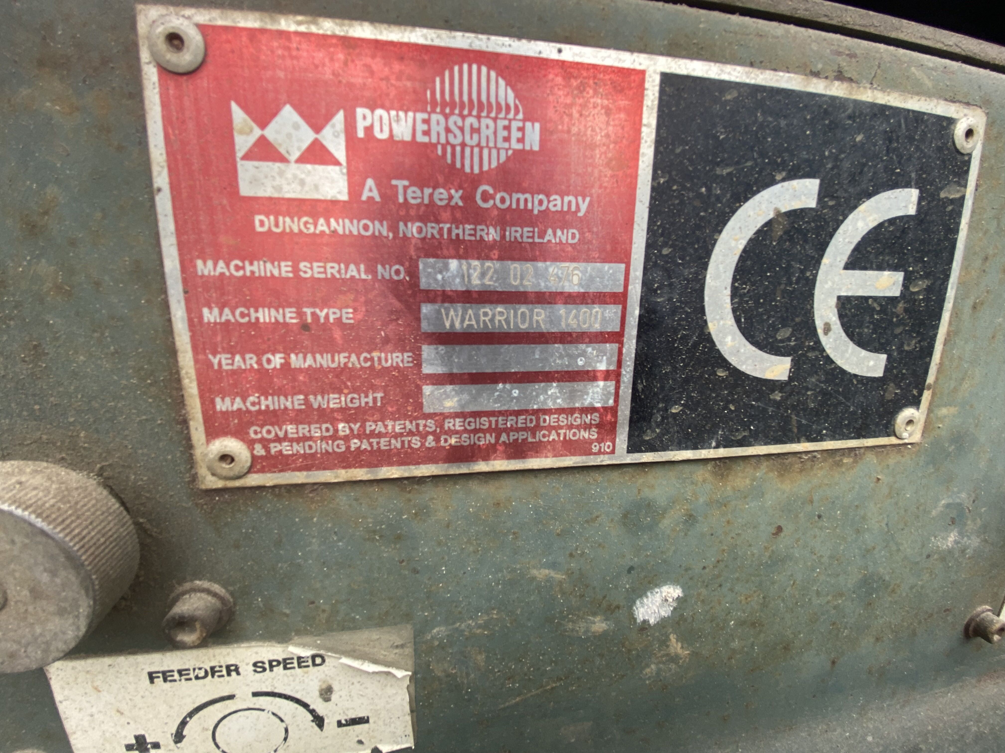 Powerscreen Warrior 1400