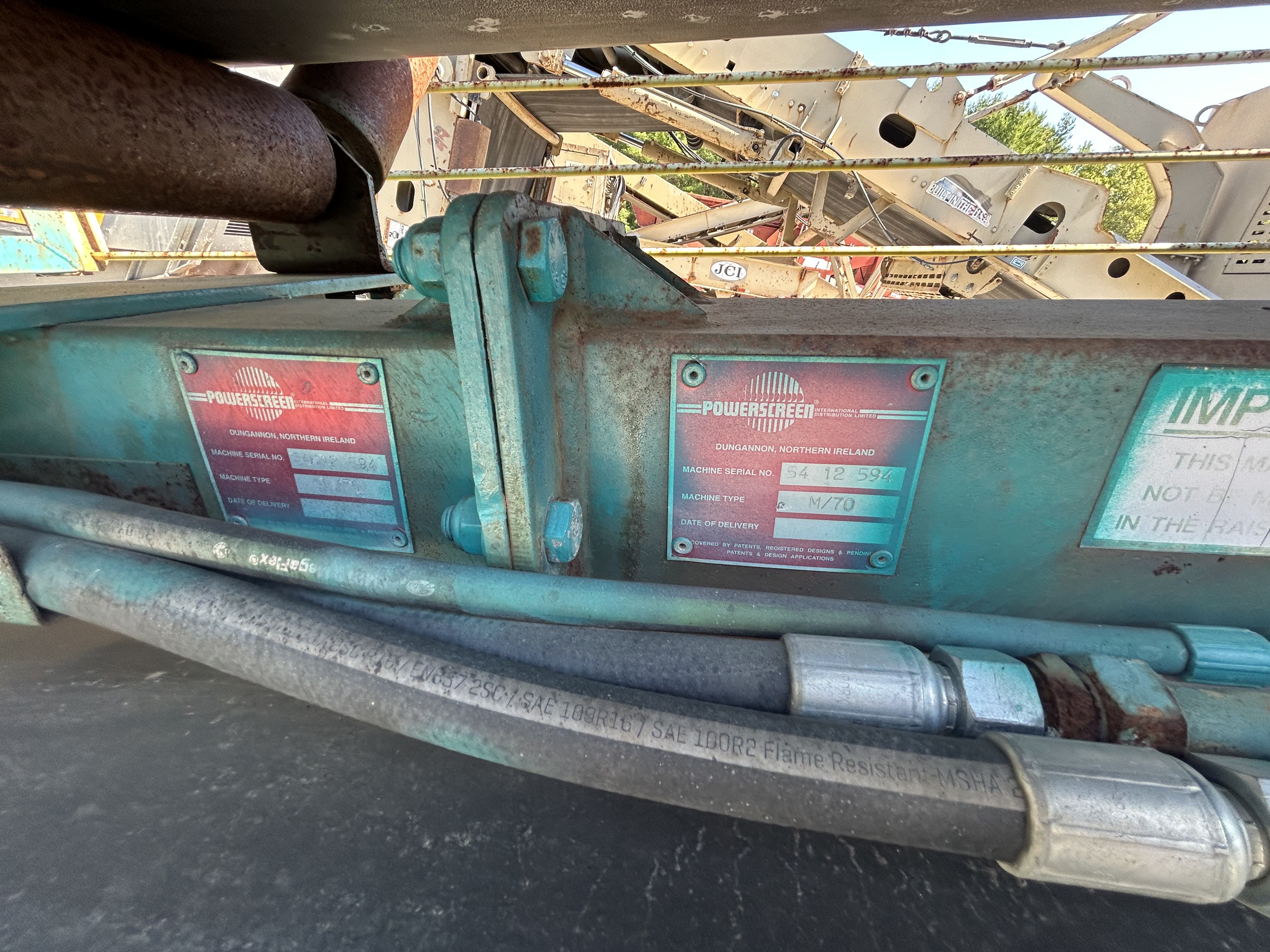 Powerscreen Wheeled Stacker