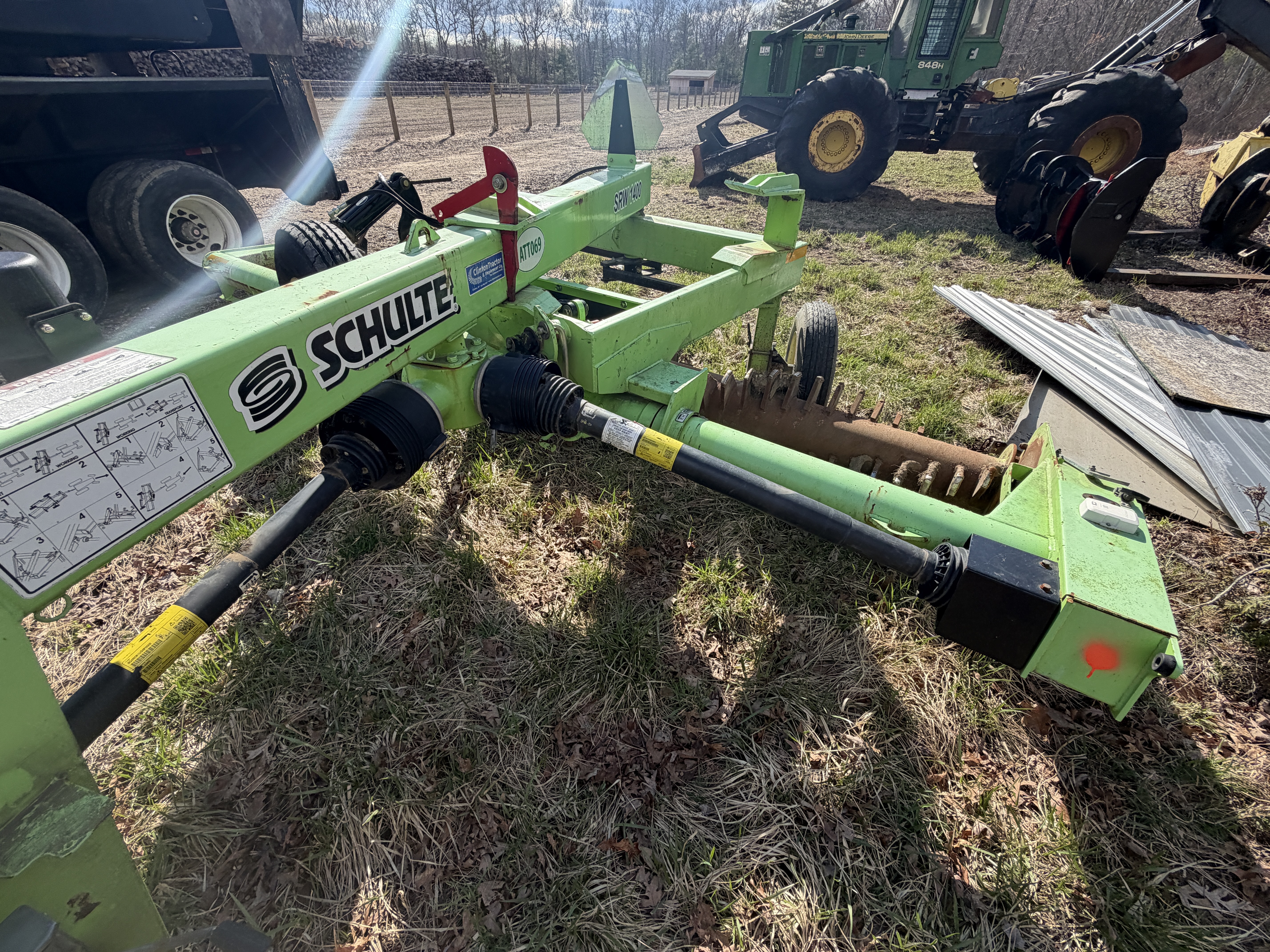 Schulte SRW1400 Rock Windrower 