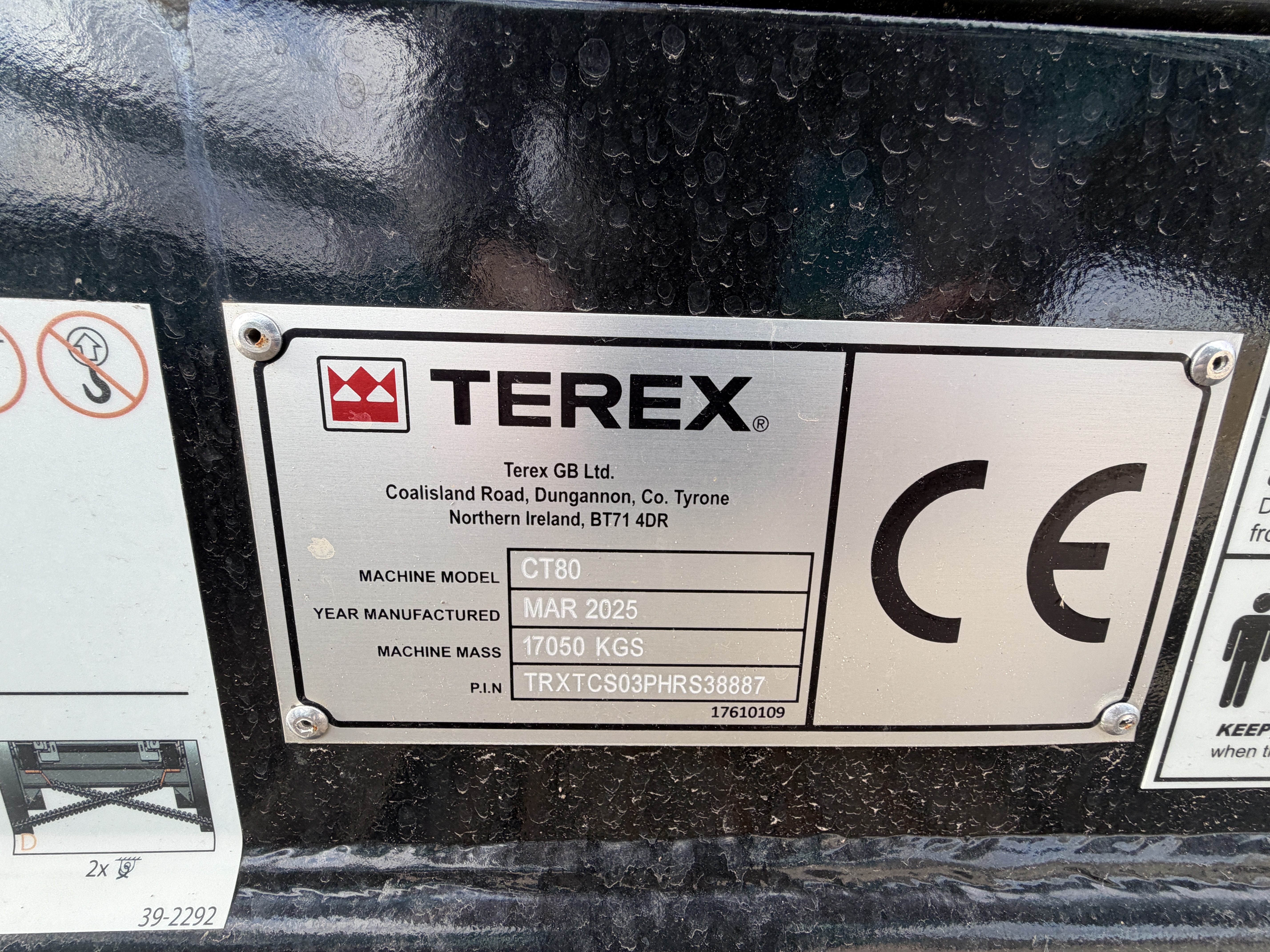 2025 Terex CT80 Track-Mounted Shredder 