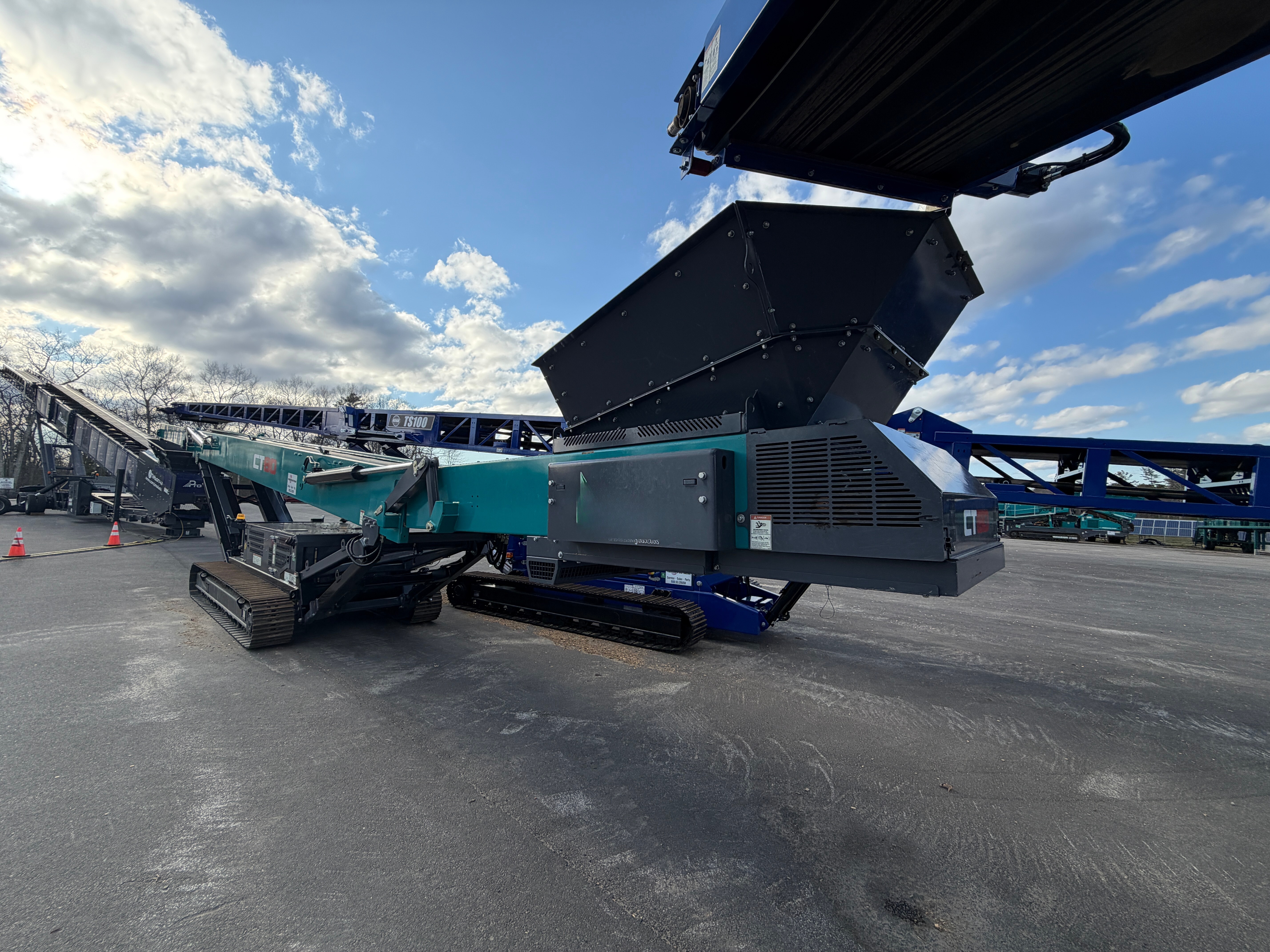 2024 Terex CT80 Track-Mounted Shredder 