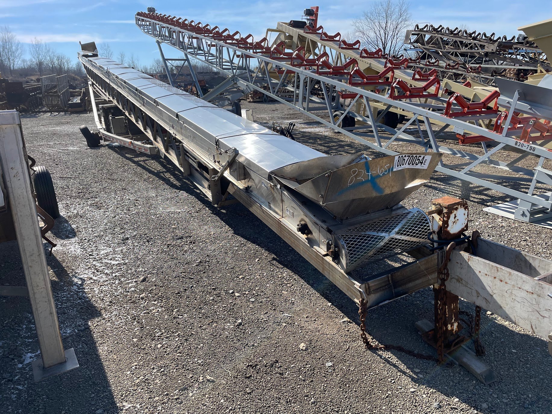 YARGUS 24 X 75' SALT/FERTILIZER STACKER