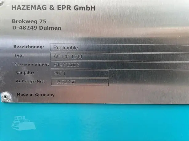 2021 HAZEMAG APPH1214Q