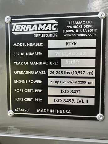 2022 TERRAMAC RT7R