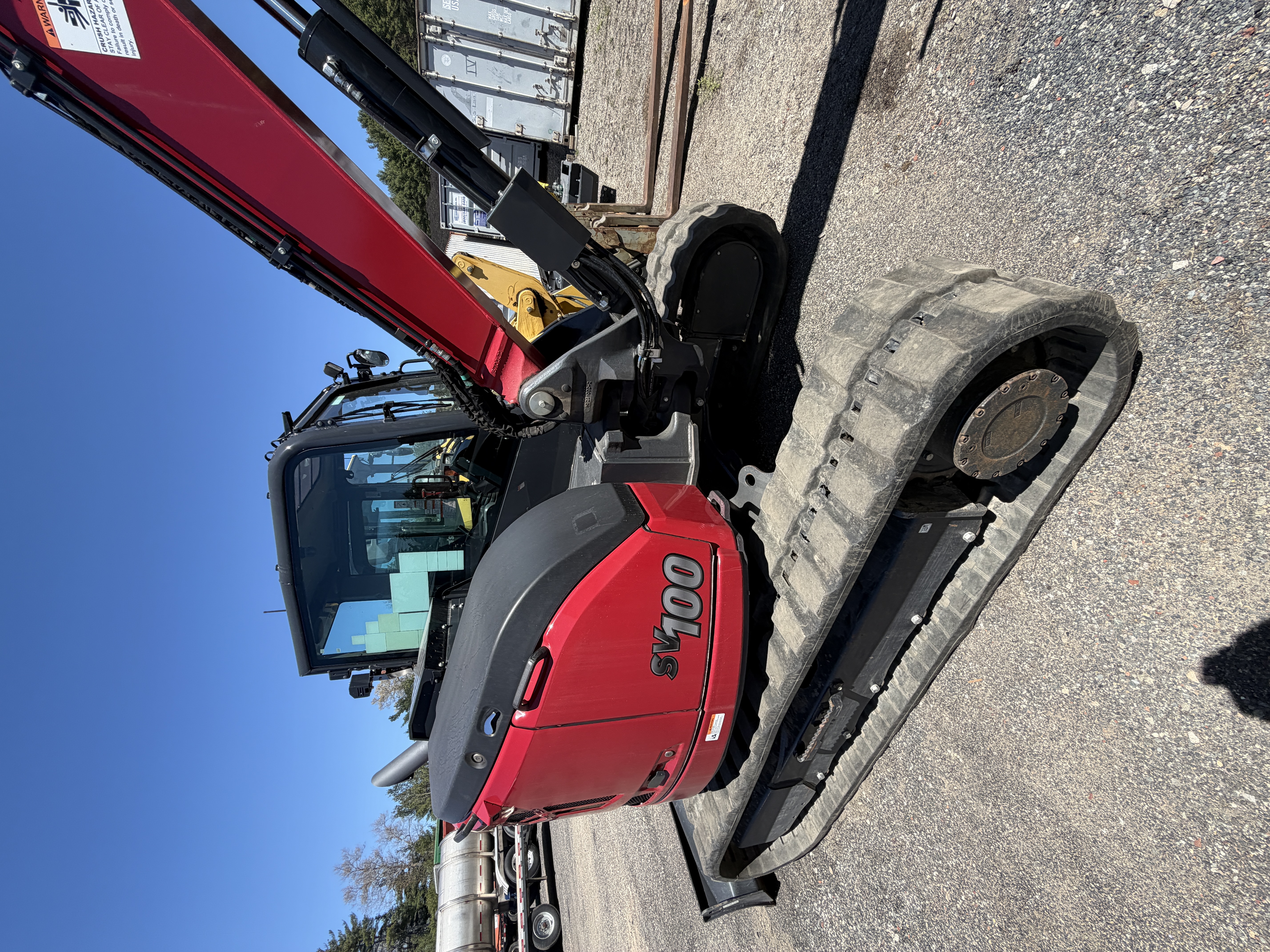 Yanmar ViO100 Compact Excavator — 130.9 Hours, Thumb + 2 Buckets