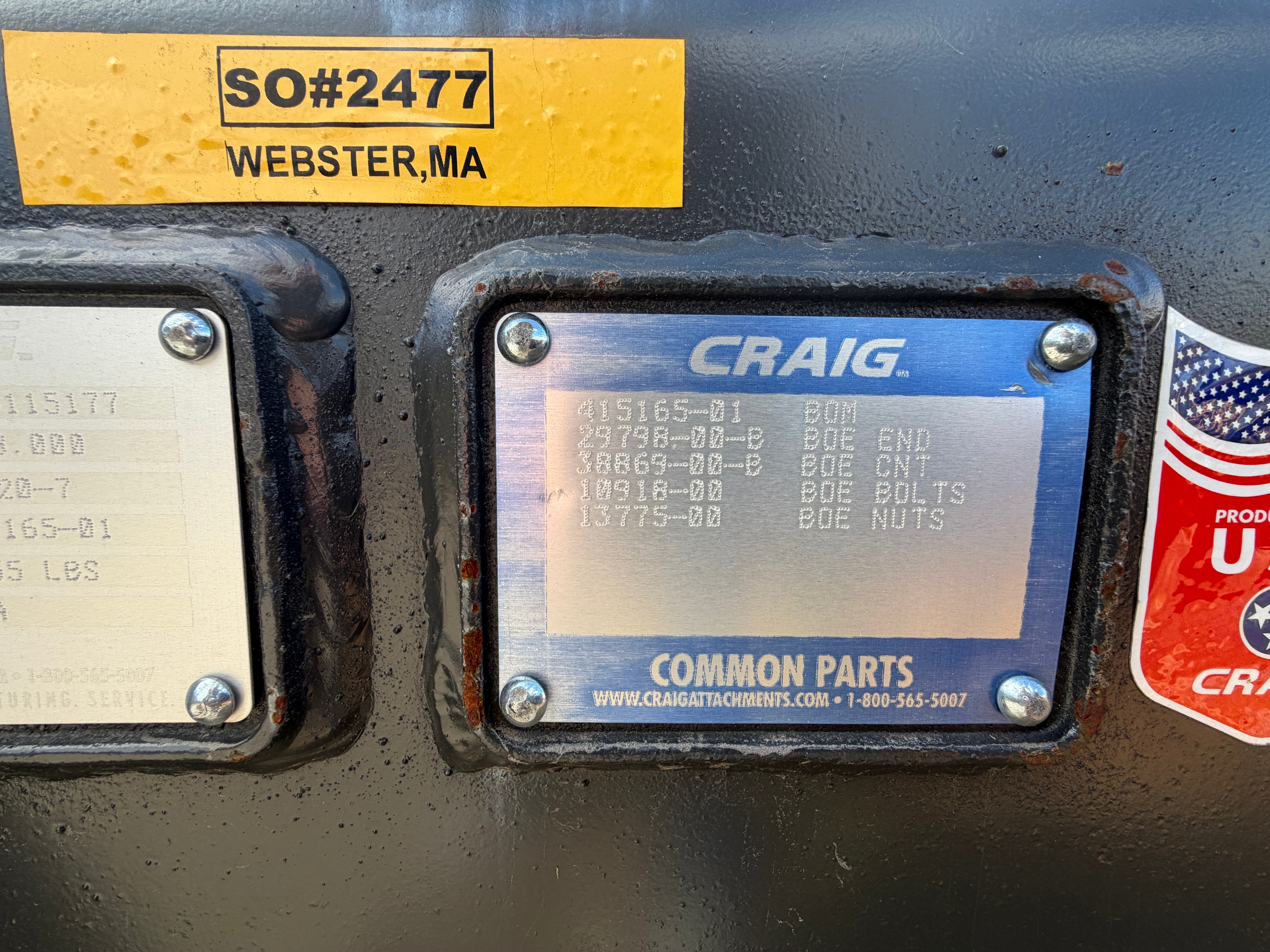 Craig Mfg WG Series Bucket
