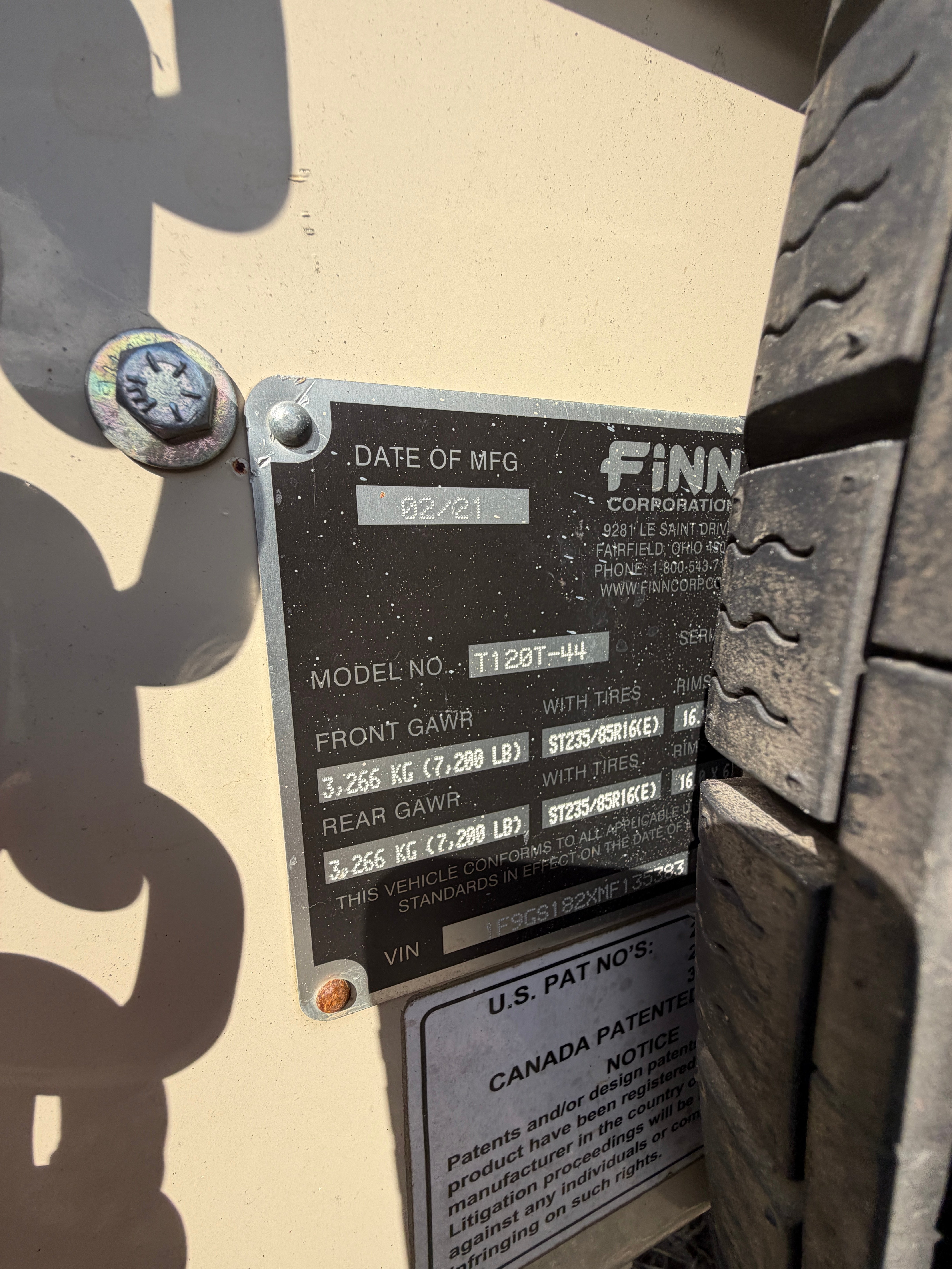 Finn T120 Hydroseeder