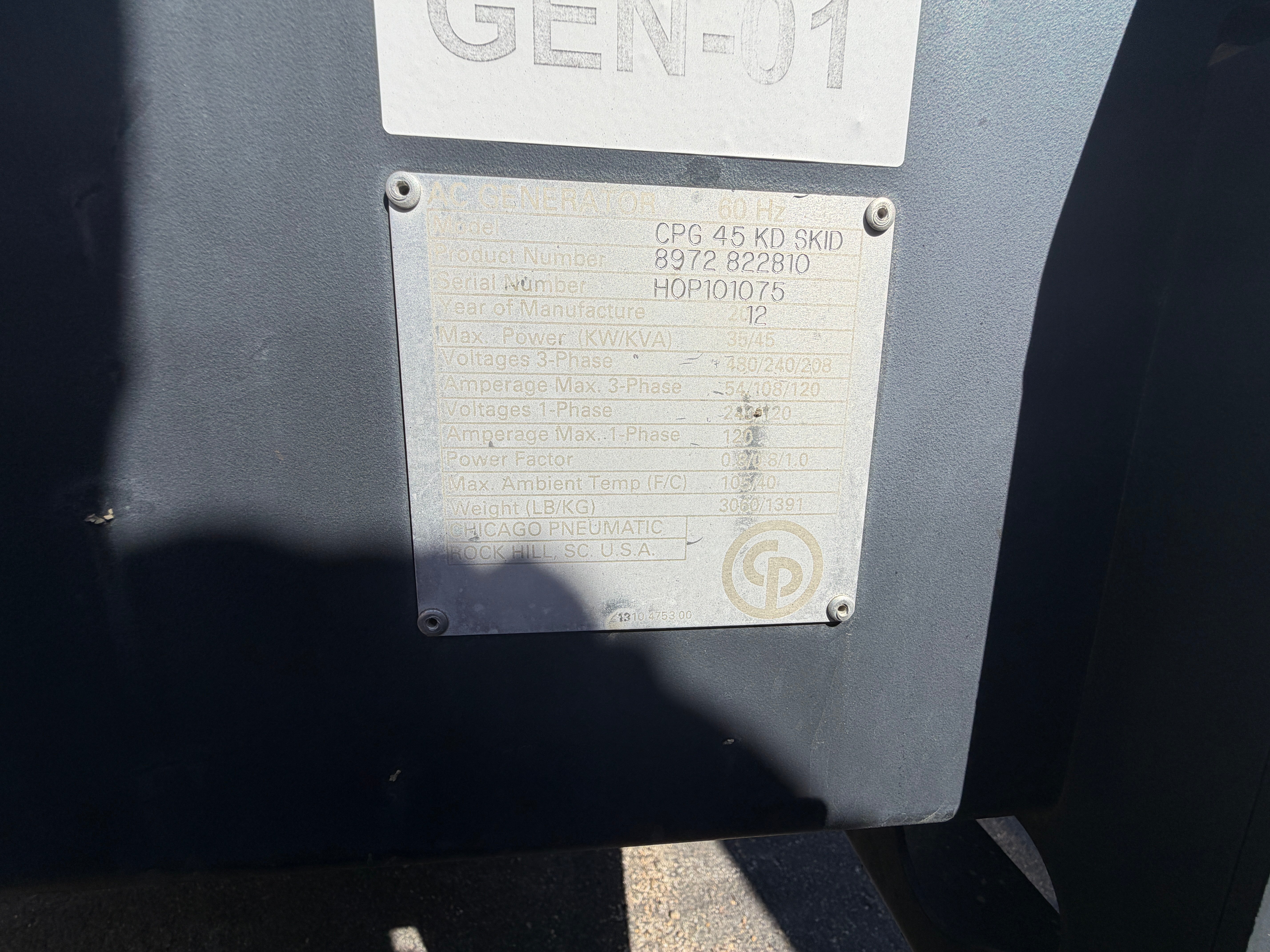 Generac 45kW Portable Generator